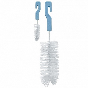 Набор ёршиков для мытья посуды Большой и маленький, нержавеющая сталь, нейлон (Lubby, 4541/144/24)